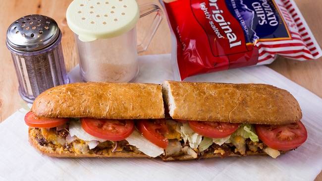 Order BBQ Chicken Grinder food online from Bellagios Pizza store, Wood Village on bringmethat.com