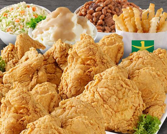 Order 16 Pc Chicken & 4 Large Sides food online from Brown's Chicken & Pasta store, Elk Grove Village on bringmethat.com