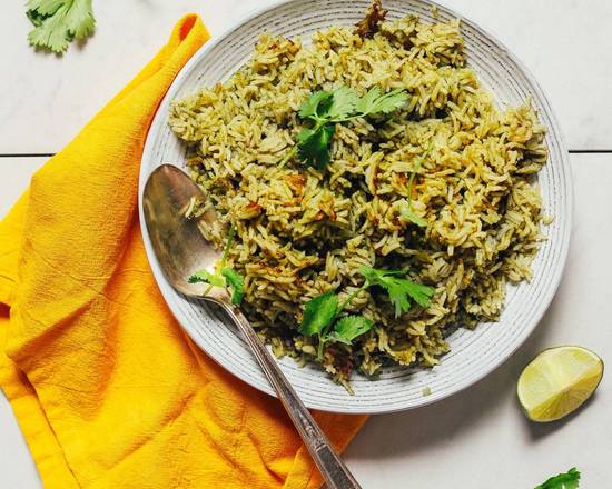 Order (SPICY) Green Rice food online from Zabb Thai Kitchen store, Clarkstown on bringmethat.com