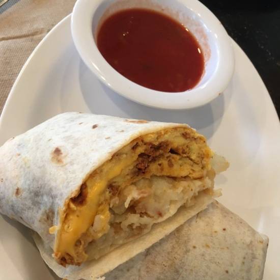 Order Breakfast Burrito food online from Bagel Nosh Deli store, Santa Monica on bringmethat.com
