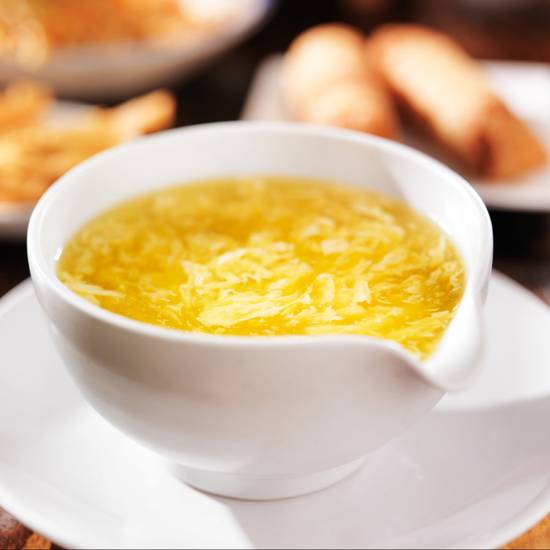 Order 18. Egg Drop Soup food online from Excel Chinese Restaurant store, South Chesterfield on bringmethat.com