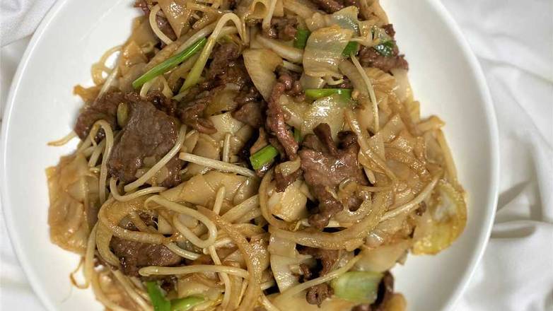 Order Flat Fat Rice Noodles (Chow Fun) food online from Crouching Tiger Restaurant store, Redwood City on bringmethat.com