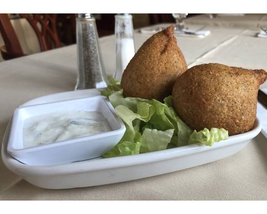 Order Fried Vegetable Kibbees (2 pcs) food online from The Nizam's Authentic Indian Cuisine store, Egg Harbor Township on bringmethat.com
