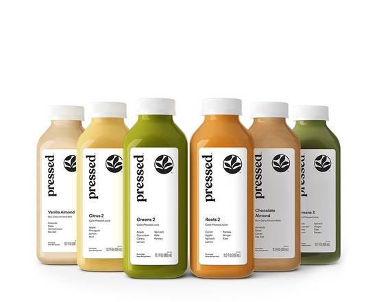 Order 6 Juice Bundle food online from Pressed store, San Diego on bringmethat.com