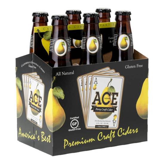 Order ACE PERRY CIDER (PEAR) 6PK-12OZ BTLS food online from Rocky Liquor store, Claremont on bringmethat.com