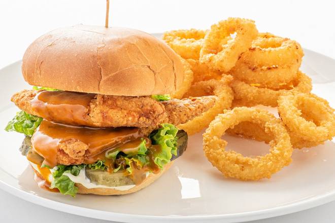 Order Crispy Chicken Sandwich food online from Broken Yolk Cafe store, San Marcos on bringmethat.com