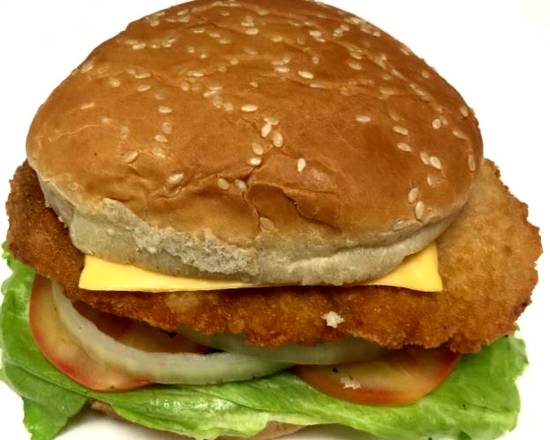 Order Crispy chicken & cheese ( dark meat)  food online from Kenny's Sub Shop store, Beltsville on bringmethat.com
