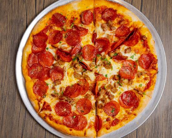 Order Pepperoni and Sausage Pizza food online from 33 Taps store, Los Angeles on bringmethat.com