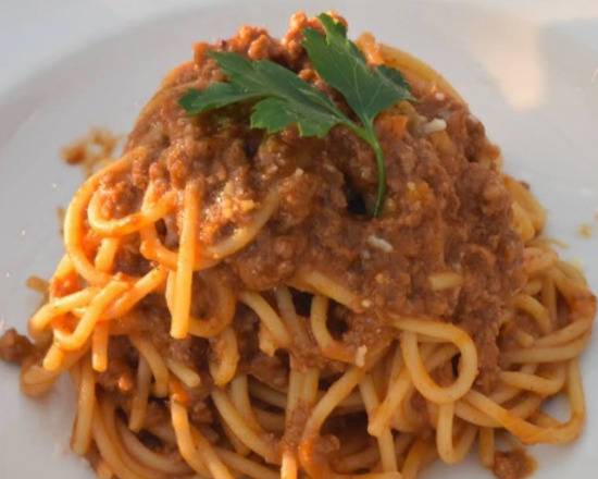 Order Spaghetti Alla Bolognese food online from Vito's Italian Restaurant store, Santa Monica on bringmethat.com