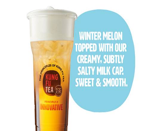 Order Winter Melon Tea Cap food online from Kung Fu Tea store, St. Petersburg on bringmethat.com