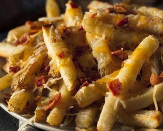 Order Loaded Cheese Bacon Fries food online from Pie-Fection store, Orlando on bringmethat.com