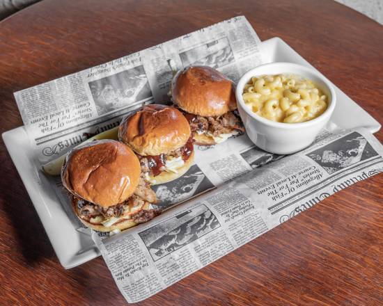 Order BBQ Pulled Pork Slider food online from Wild Onion Brewery & Banquets store, Barrington on bringmethat.com