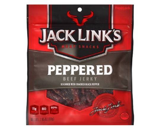 Order Jack Link's Peppered Beef Jerky 3.25 oz     food online from Glenrose Liquor & Mini Mart store, Glendale on bringmethat.com
