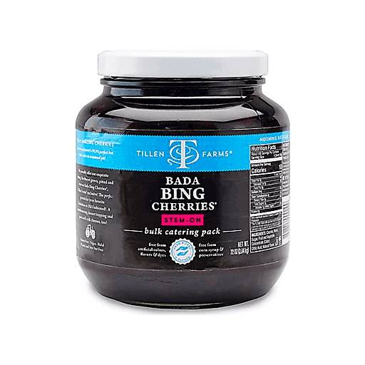 Order Tillen Farms Bada Bing Cherries 72oz food online from Everyday Needs By Gopuff store, Fairfield on bringmethat.com