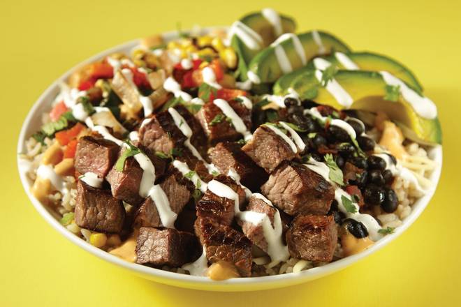 Order Spicy Steakhouse Bowl food online from Savage Burrito store, Brookfield on bringmethat.com