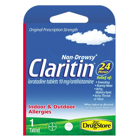 Order Claritin Allergy Relief 1ct food online from Casey's store, Bentonville on bringmethat.com