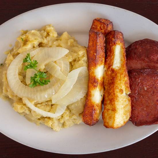 Order Mangu, Queso, & Salami food online from Club Tipico Dominicano store, Miami on bringmethat.com