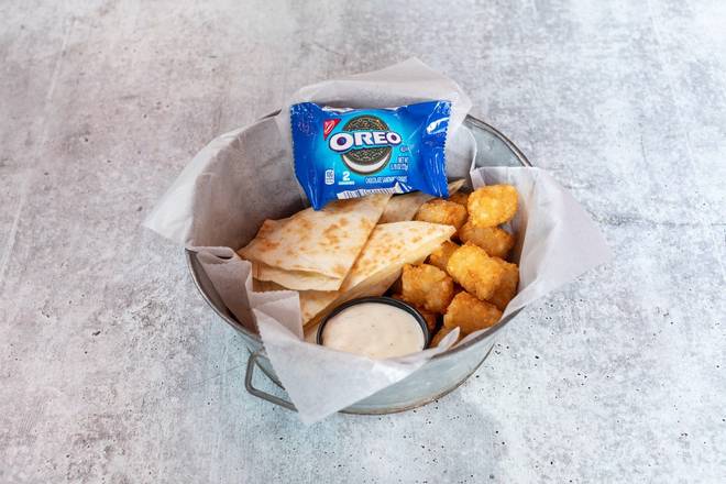Order Kid's Cheese Quesadilla food online from Tin Lizzy Cantina store, Tallahassee on bringmethat.com