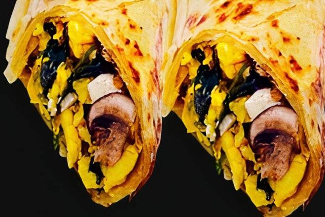 Order Potato, egg and cheese paratha wrap food online from Breakfast, Burgers & Tax-Mex Express store, Cedar Park on bringmethat.com