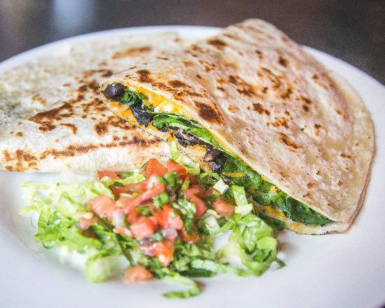 Order Tinga De Pollo Quesadilla food online from Bushwick Taco Company store, Ozone Park on bringmethat.com