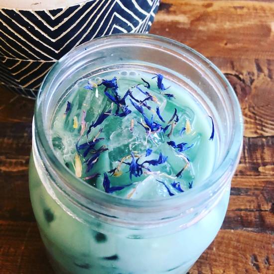 Order Blue Butterfly Matcha  food online from Black Elephant Coffee store, Los Angeles on bringmethat.com