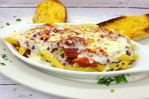 Order Triple-Layered Baked Ziti food online from Selma Chicago Pizzeria store, Rancho Santa Margarita on bringmethat.com