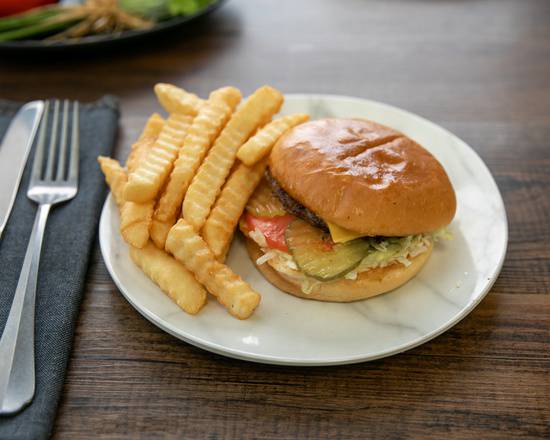 Order Cheeseburger food online from Dixie Queen store, Cordova on bringmethat.com