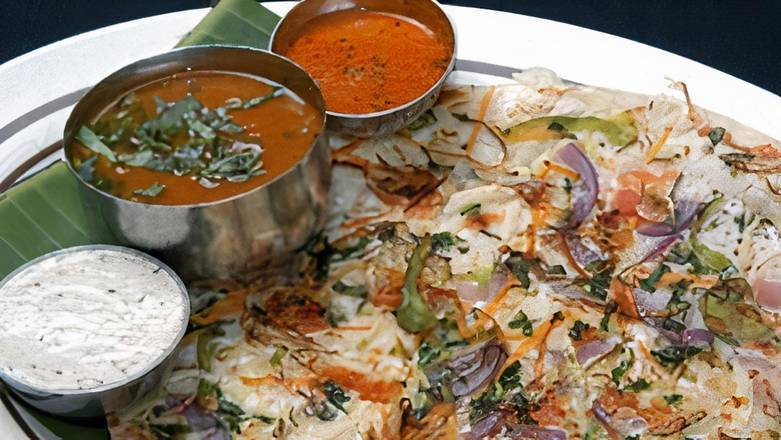 Order Onion Chilli Uthappam food online from Maa Kitchen store, Jacksonville on bringmethat.com