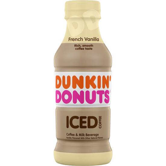 Order Dunkin' French Vanilla Iced Coffee Bottle, 13.7 OZ food online from Cvs store, DOVER on bringmethat.com