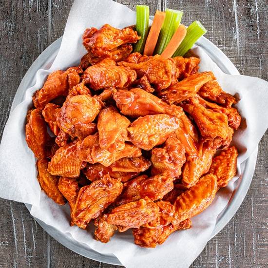 Order Jumbo (48) Bone-In Wings food online from Buffalos Cafe store, Dacula on bringmethat.com