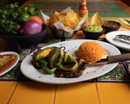 Order Carne Asada food online from Emiliano Mexican Restaurant store, Pittsburgh on bringmethat.com