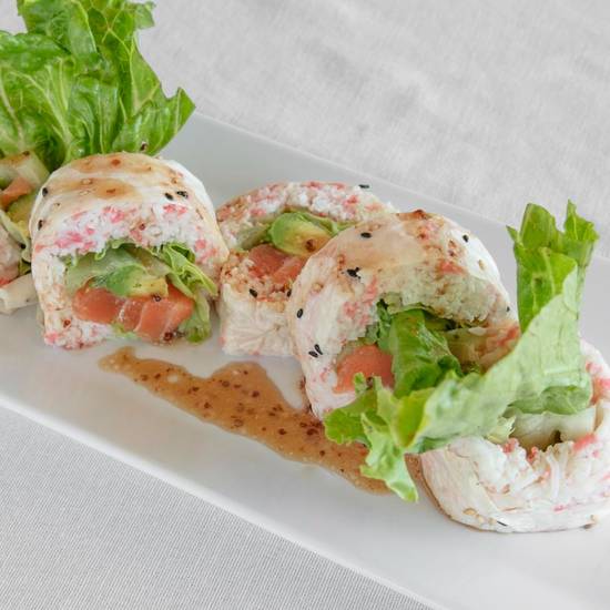 Order S.B Wrap Roll (no rice) food online from Sushi 21 store, San Pedro on bringmethat.com