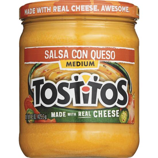 Order Frito-Lay Tostitos Salsa Con Queso Medium food online from Cvs store, LINCOLN on bringmethat.com