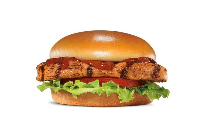 Order BBQ Grilled Chicken Sandwich food online from Hardee store, Chambersburg on bringmethat.com