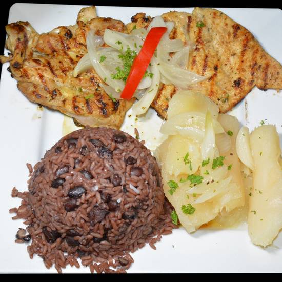 Order 1/2 POLLO A LA BRASA food online from I Am Latin Cafe store, Miami on bringmethat.com