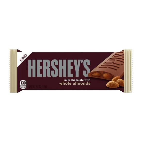 Order Hershey's King Size Milk Chocolate with Almonds  Candy Bar, 2.6 OZ food online from Cvs store, LINCOLN on bringmethat.com