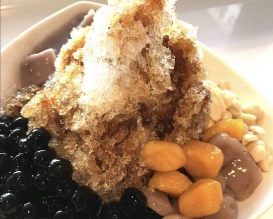 幸福七角棧(豆花、剉冰、甜湯)-大安打卡冰店|必吃豆花店|夏季甜湯|在地推薦綠豆冰沙|人氣芝麻糊|冰店推薦