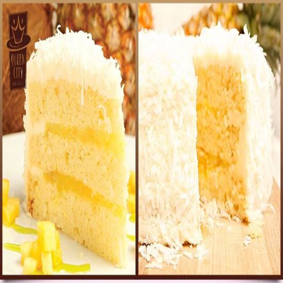 Order Coconut Pineapple Cake food online from Cugino Forno store, Greensboro on bringmethat.com