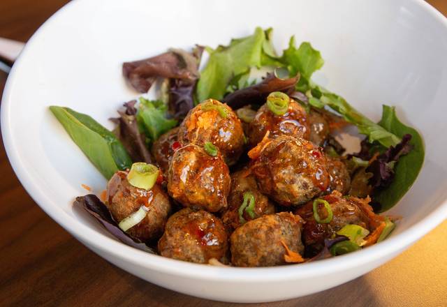 Order Sriracha Chili Bourbon Meatballs  food online from The Casual Pint The Grove store, Hoover on bringmethat.com