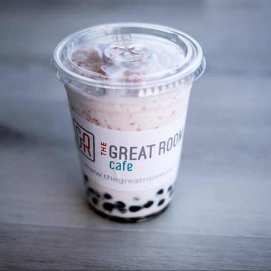 Order Strawberry Yogurt Smoothie food online from The Great Room Cafe store, Redondo Beach on bringmethat.com