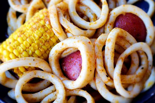 Order M10. Calamari (1LB) food online from Captain King's Seafood City store, Memphis on bringmethat.com