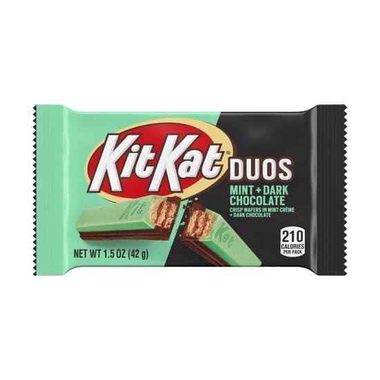Order Kit Kat Duos Mint + Dark Chocolate Candy Bar, 1.5 OZ food online from Cvs store, MARTINEZ on bringmethat.com