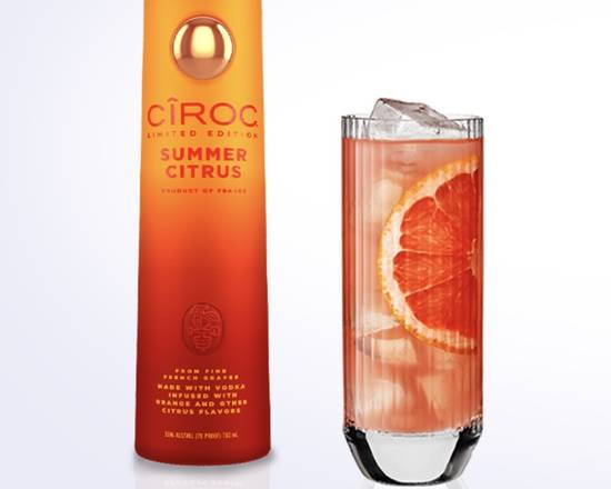 Order CIROC SUMMER CITRUS, 750mL vodka (35.0% ABV) food online from Golden Ox Liquors store, Saint Augustine on bringmethat.com