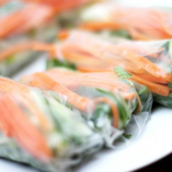 Order Summer Roll & Peanut Sauce food online from Down To Earth store, Honolulu on bringmethat.com