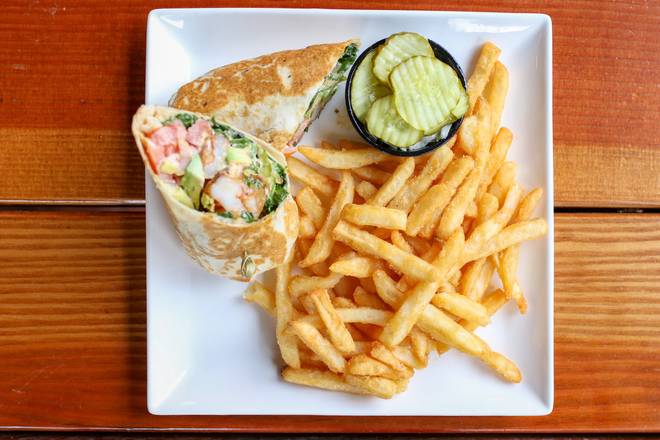 Order Blackened Shrimp Wrap  food online from Tommy's Tavern + Tap store, Staten Island on bringmethat.com