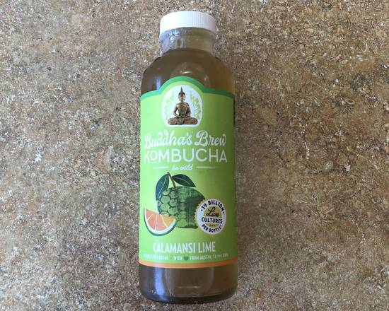 Order Kombucha Calamansi Lime food online from Donut Tacos Palace store, Austin on bringmethat.com