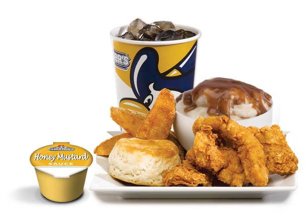 Order Four Tender Combo food online from Chesters Fried Chicken store, Omaha on bringmethat.com