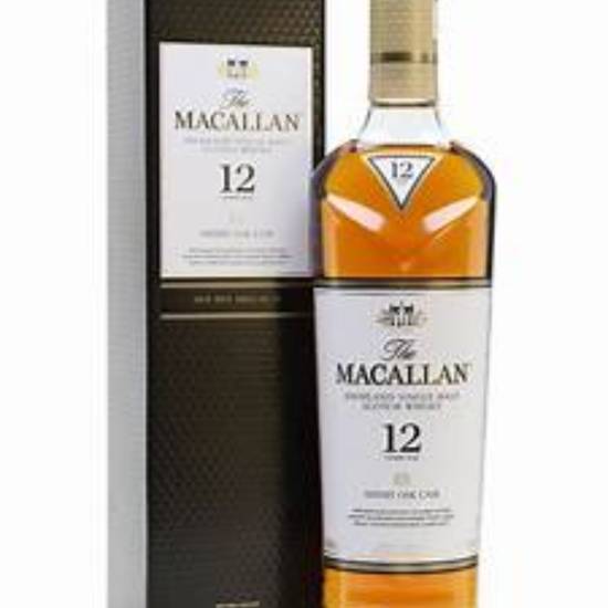 Order MACALLAN 12 YR 750ML food online from Rocky Liquor store, Claremont on bringmethat.com