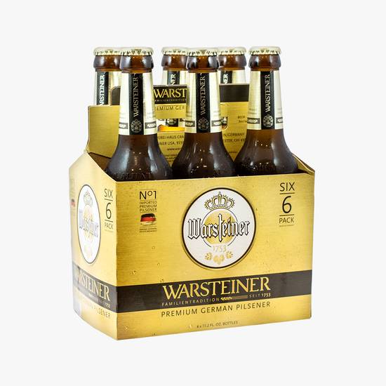 Order Warsteiner Premium German Pilsner food online from Santa Monica Liquor store, Santa Monica on bringmethat.com