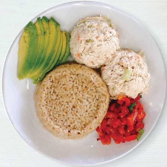 Order Tuna Salad Platter food online from Carrot Express store, Weston on bringmethat.com